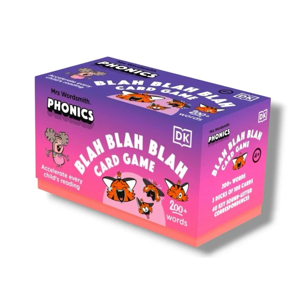 Mrs. Wordsmith Blah Blah Blah 3 Levels Phonics Card Game Reading/Homeschool